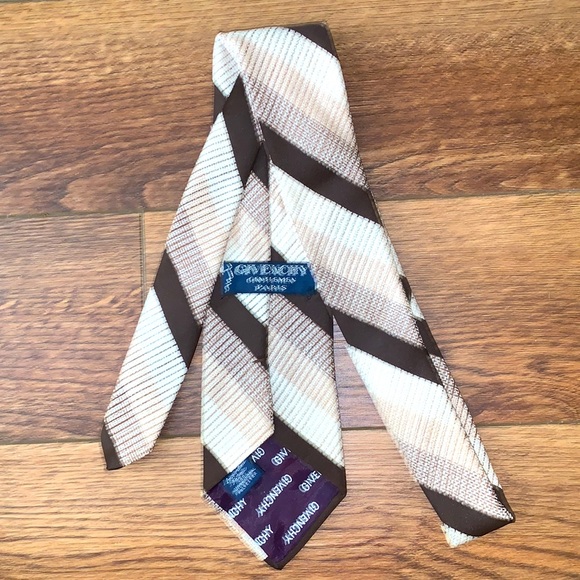 Givenchy Gentlemen Vintage Striped Tie - Picture 4 of 5